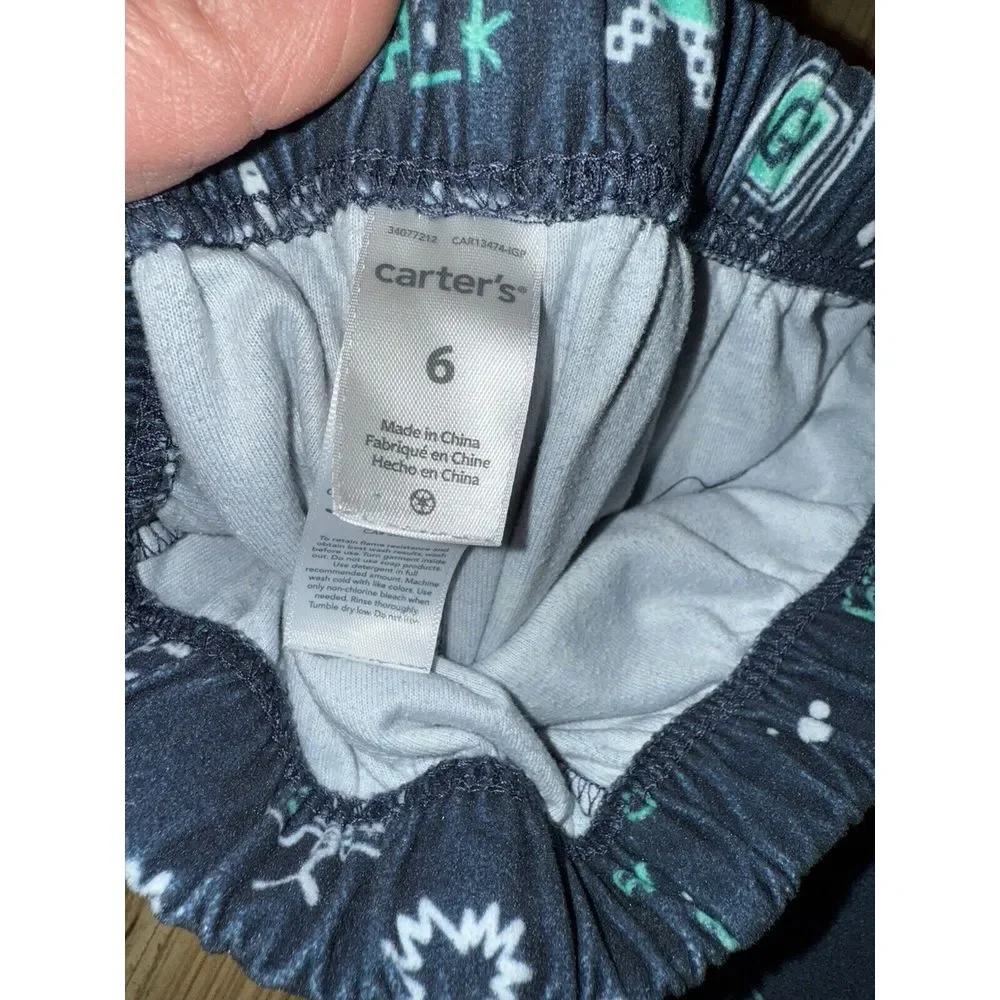 Carter's Boy's Pajamas PJ Set Size 6‎ Lot Of 2